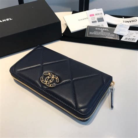 chanel medium wallet|chanel long zipped wallet.